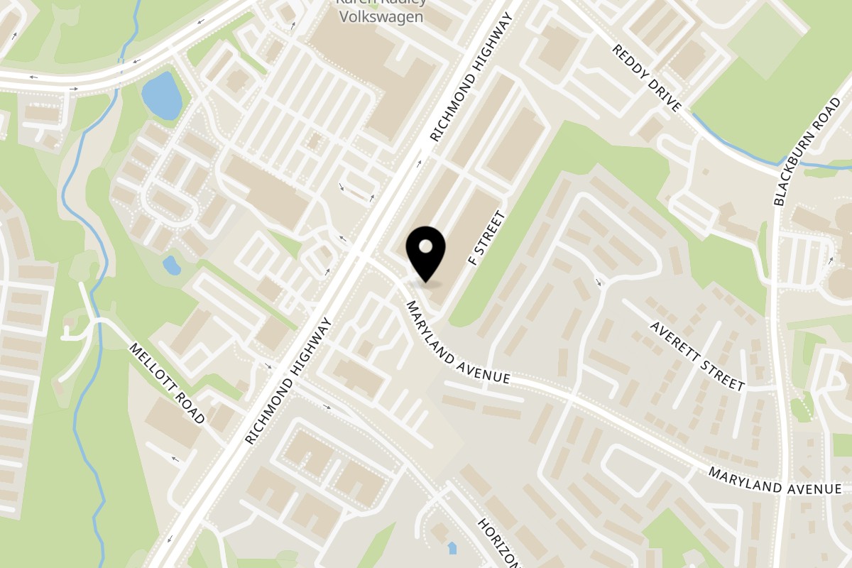 Map showing the location of Two Brothers Chicken Two Brothers - Woodbridge on 14845 Buildamerica Dr in Woodbridge